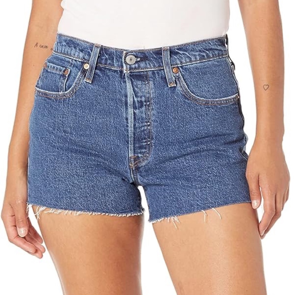 LEVI'S PREMIUM 501 ORIGINAL SHORTS (SIZE 32 S58022)